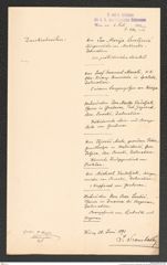 k.k. naturhistorisches Hofmuseum, Intendanzakten 1885-1896 (Hauer), Aktenzahl Z.444/1891, Seite 1